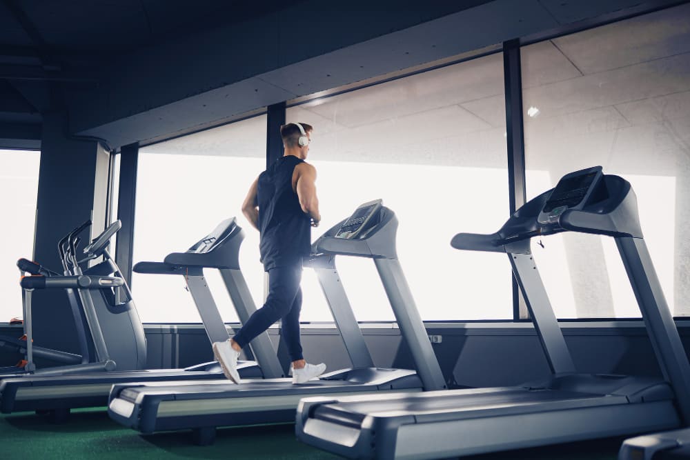 Treadmill slowing down or speeding up randomly during workout – expert technician repairing treadmill in Kuwait